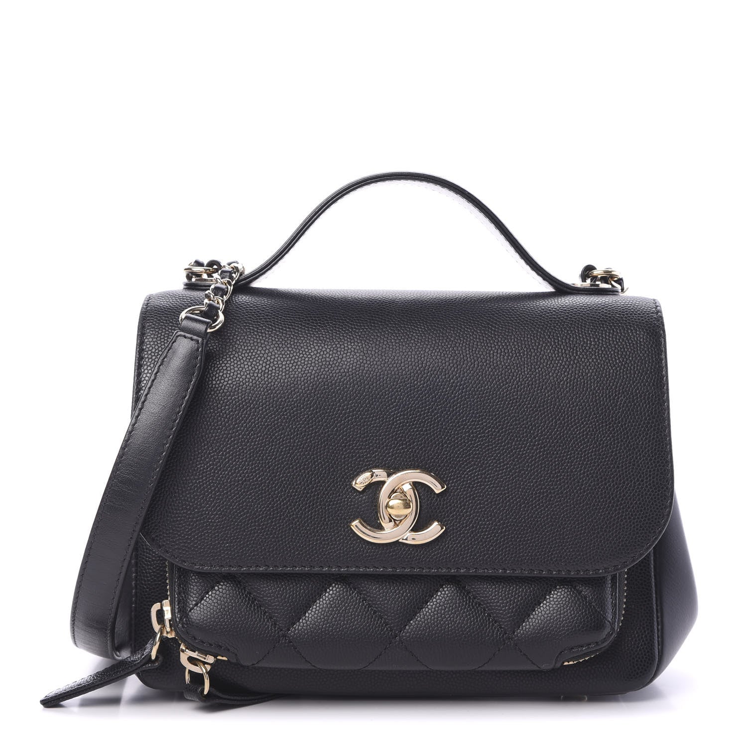Chanel Caviar Quilted Small Business Affinity Flap Black 1 of 11