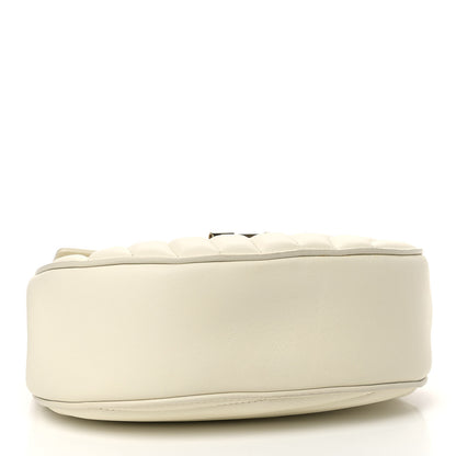 Chloe Calfskin Quilted Drew Bijou Shoulder Bag Natural White 4 of 8