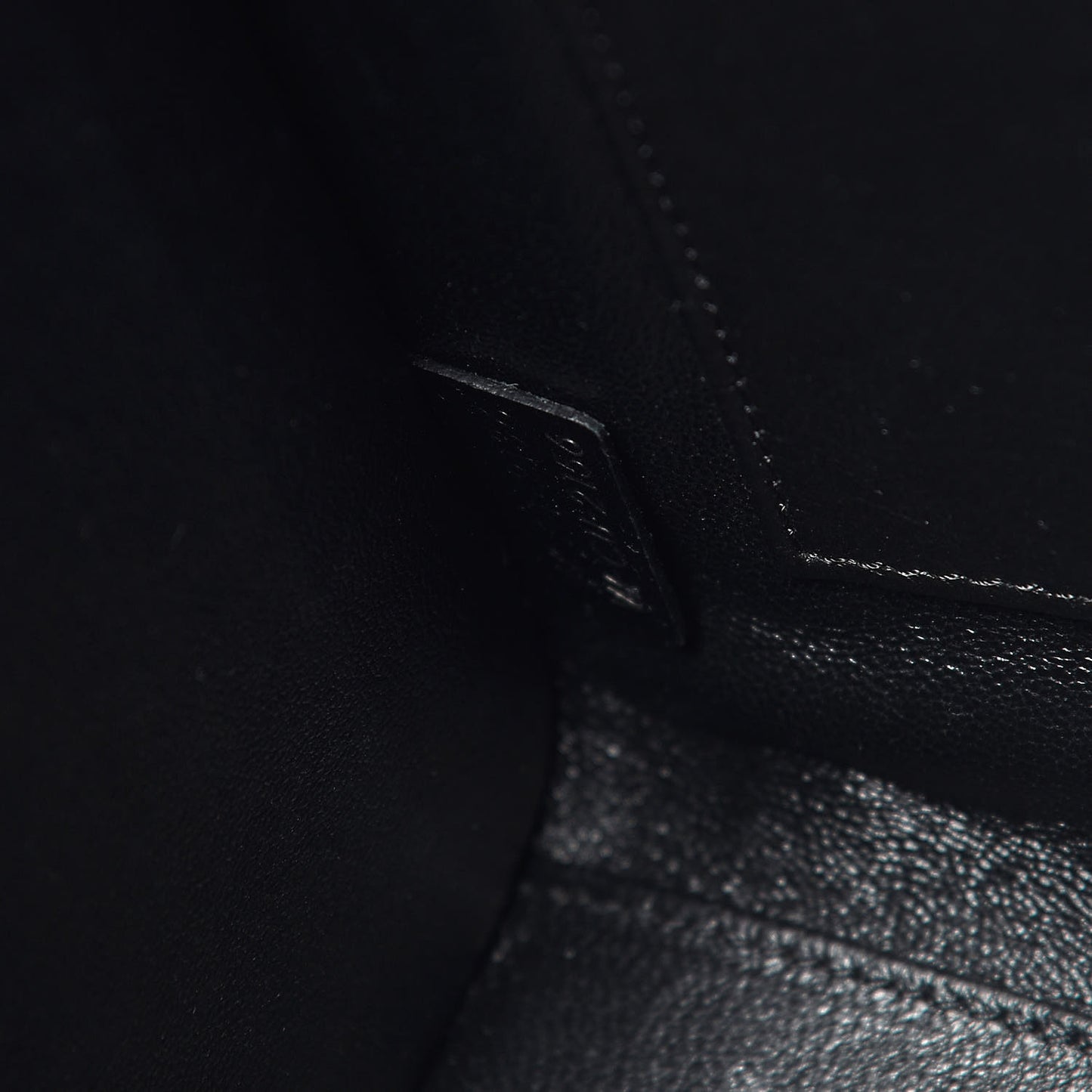 Baby Grained Calfskin Nubuck Tri-color Nano Luggage Anthracite
