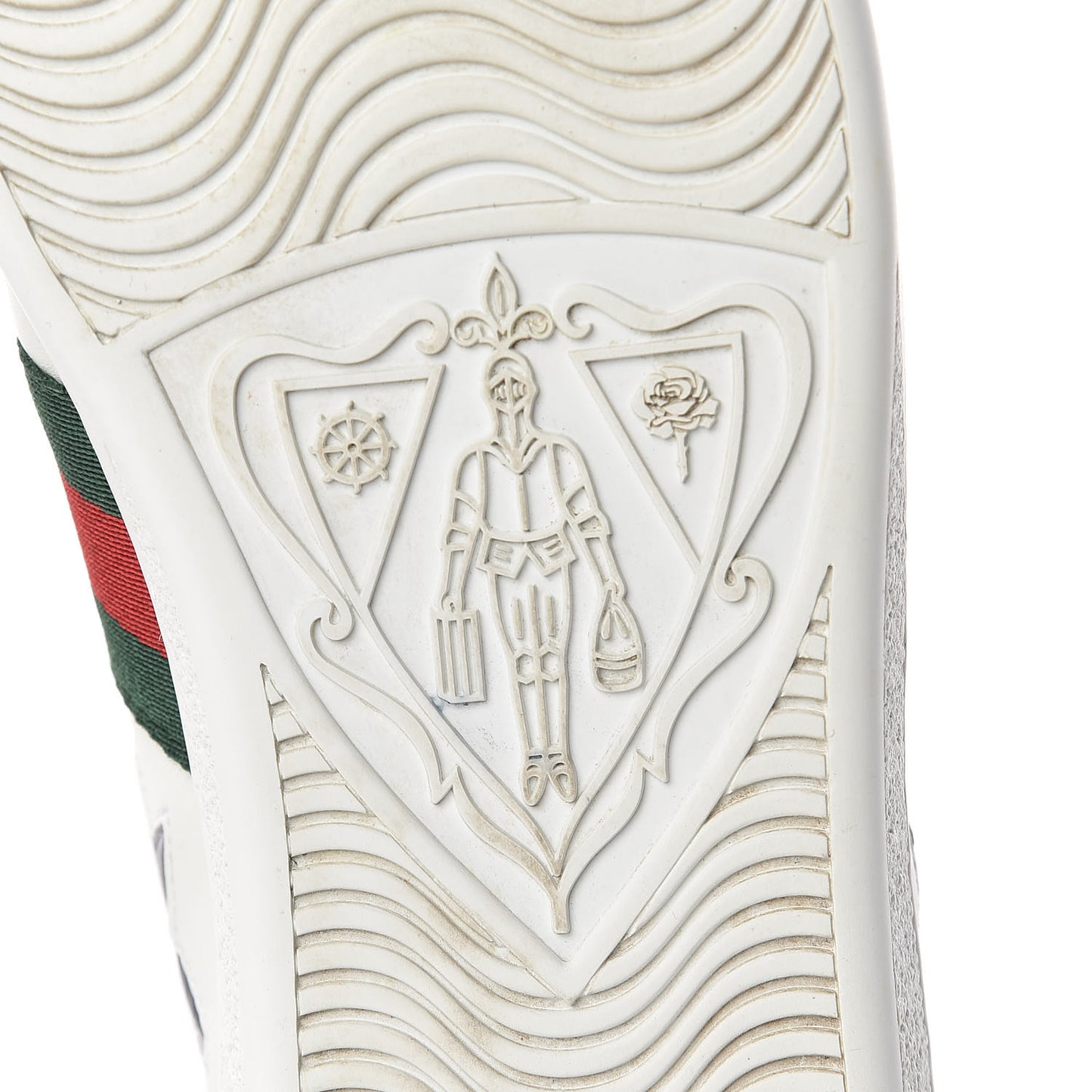 Calfskin Ayers Web Star Embroidered Womens Ace Sneakers 38 White Multi