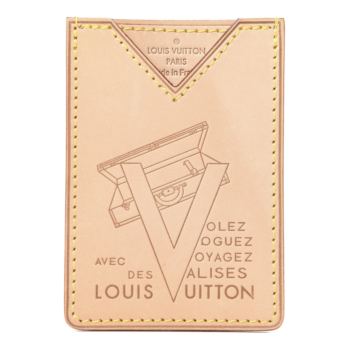 Vachetta Voyages Card Holder