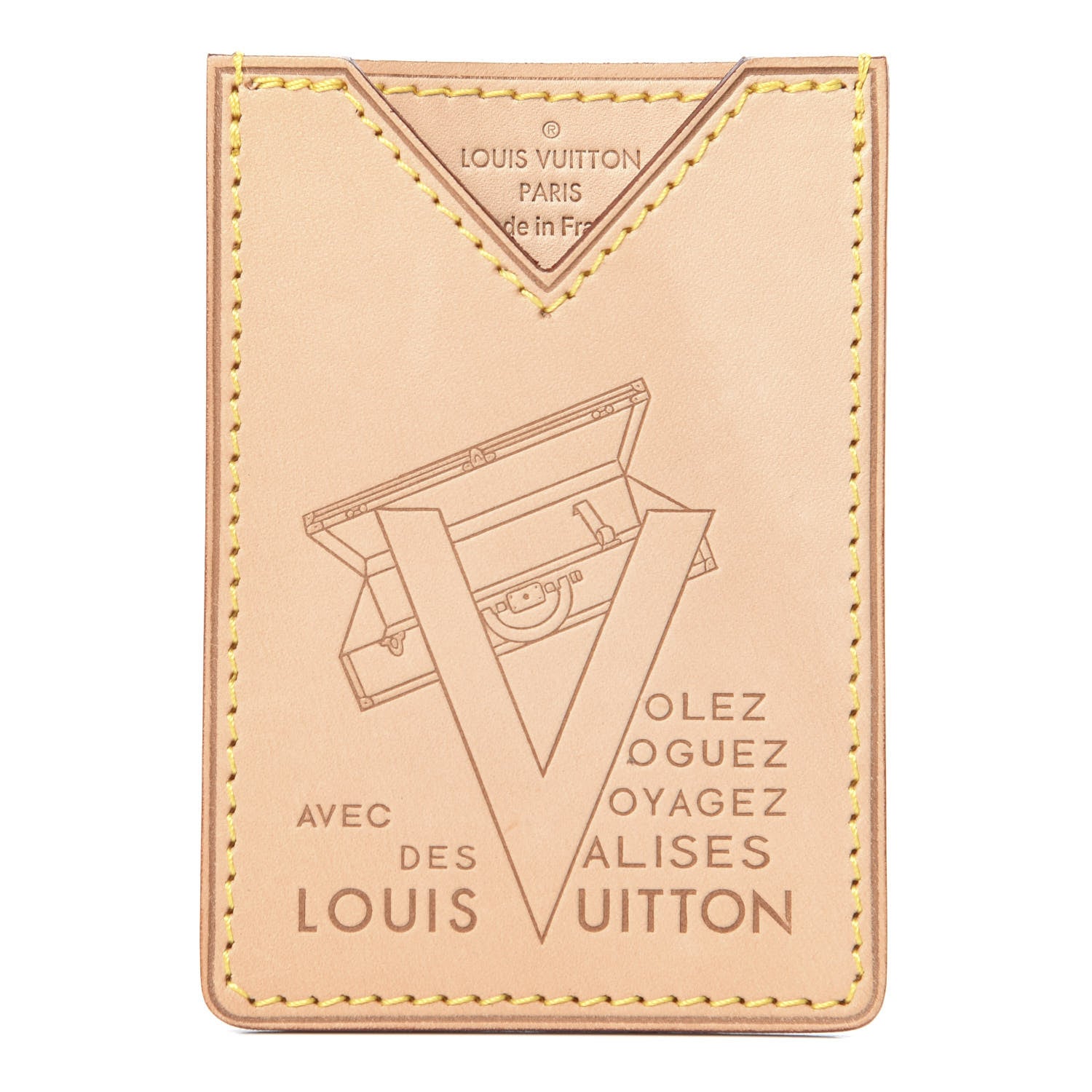 Louis Vuitton Vachetta Voyages Card Holder 1 of 6