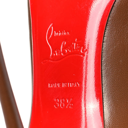 Christian Louboutin Nappa Kate 100 Pumps 38.5 Nude 6 6 of 8