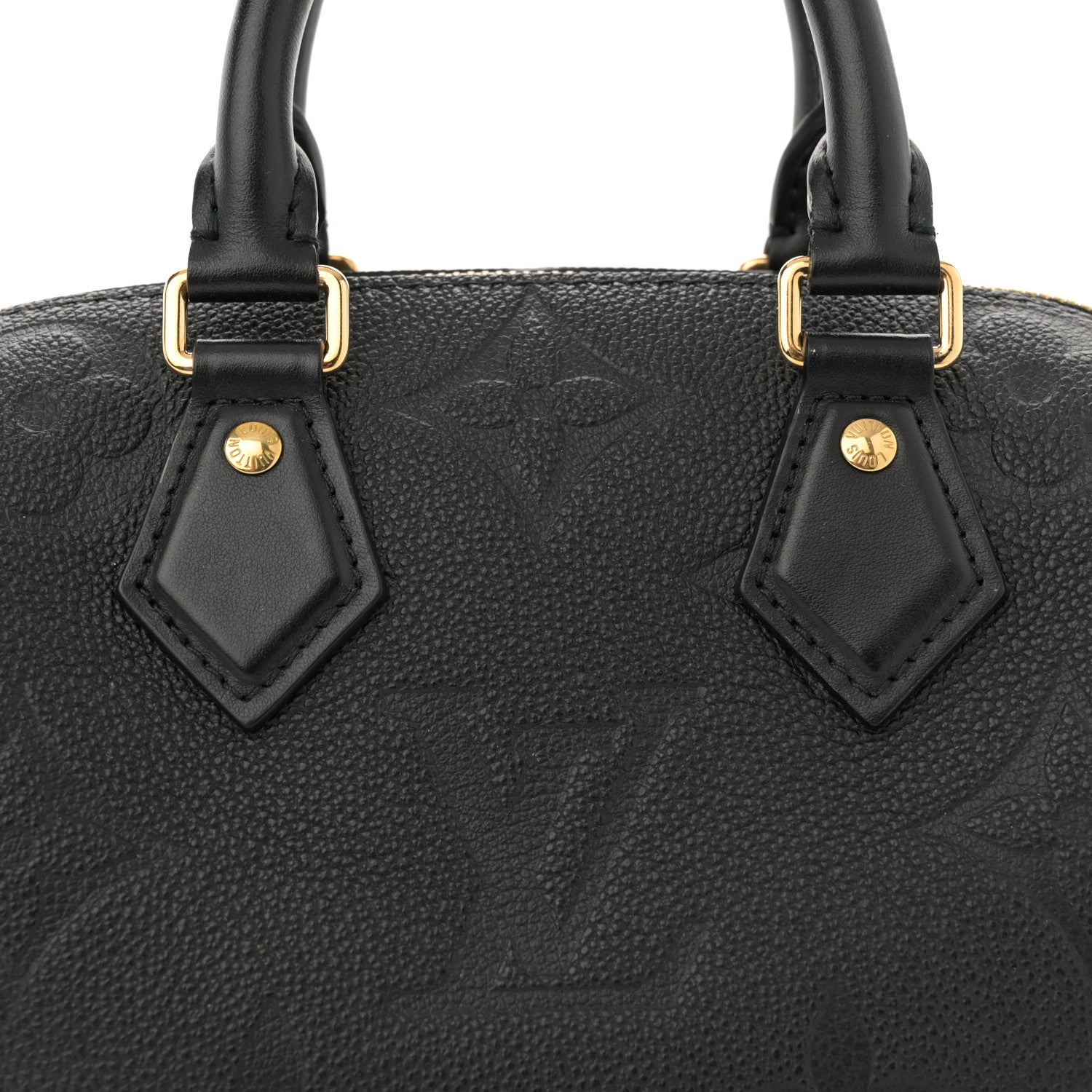 Louis Vuitton Empreinte Monogram Giant Speedy Bandouliere 20 Black 7 of 9