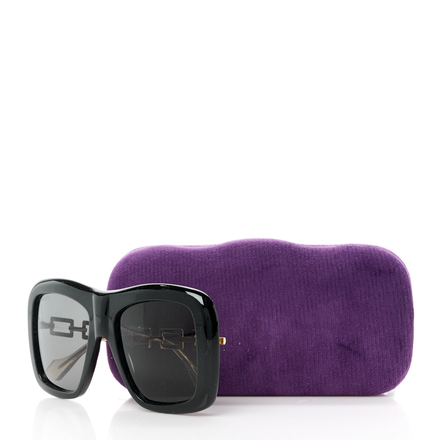 Oversize Square Frame GG0499S Sunglasses Black