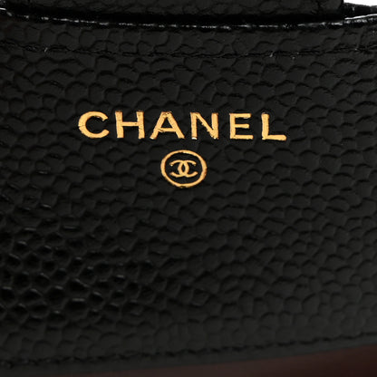Chanel Caviar Quilted Compact Flap Wallet Black 6 of 9