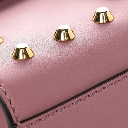 Gucci Calfskin Studded Small Padlock Shoulder Bag Carmine Rose 10 of 11