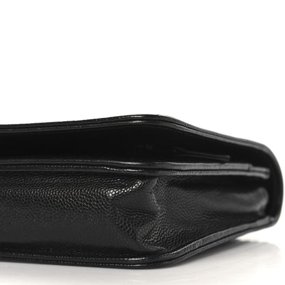 Chanel Caviar Quilted Boy Wallet On Chain WOC Black 11 of 12