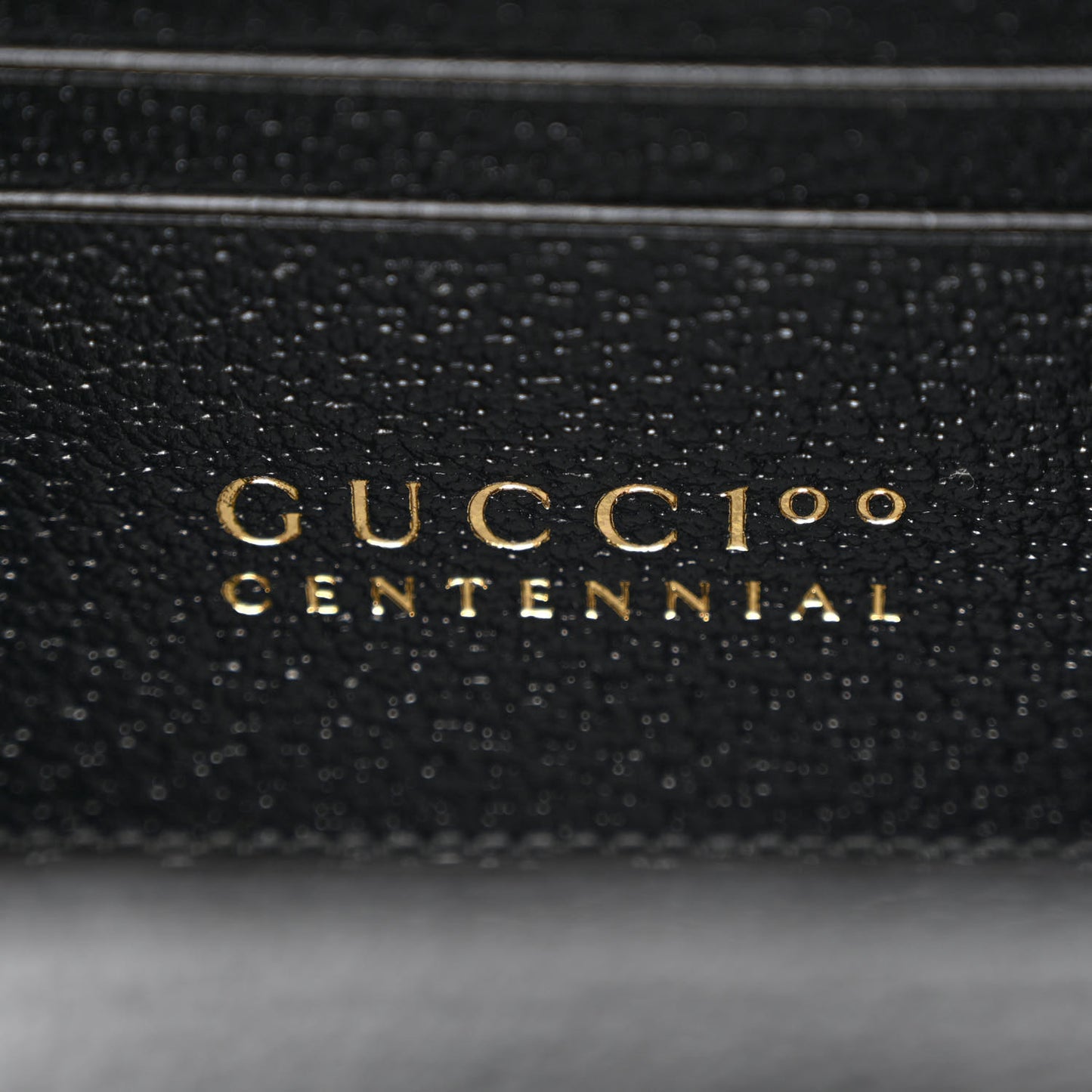 Grained Calfskin Gucci 100 Mini Bag Green