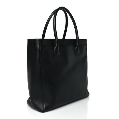 Chanel Calfskin Tall Cerf Tote Black 4 of 11