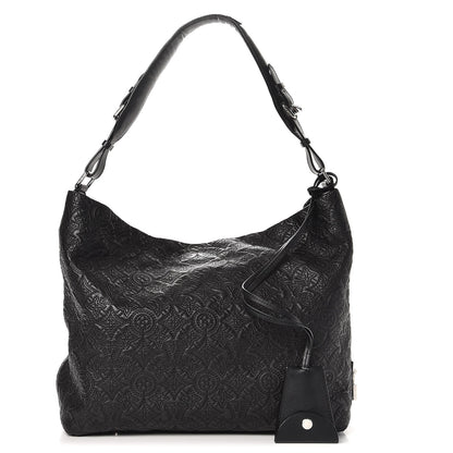 Louis Vuitton Monogram Lambskin Antheia Hobo PM Black 1 of 7