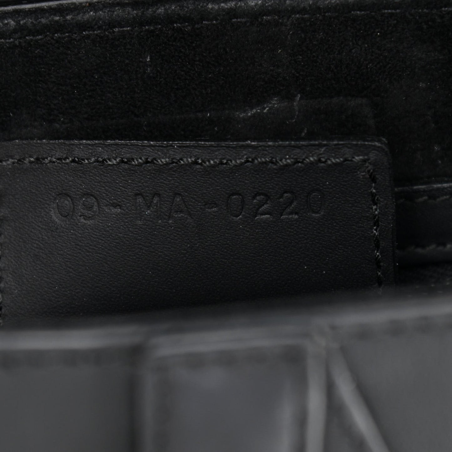 Ultra Matte Calfskin Saddle Bag Black