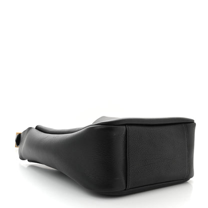 Saint Laurent Smooth Calfskin Small Le 5 A 7 Soft Hobo Black 4 of 10