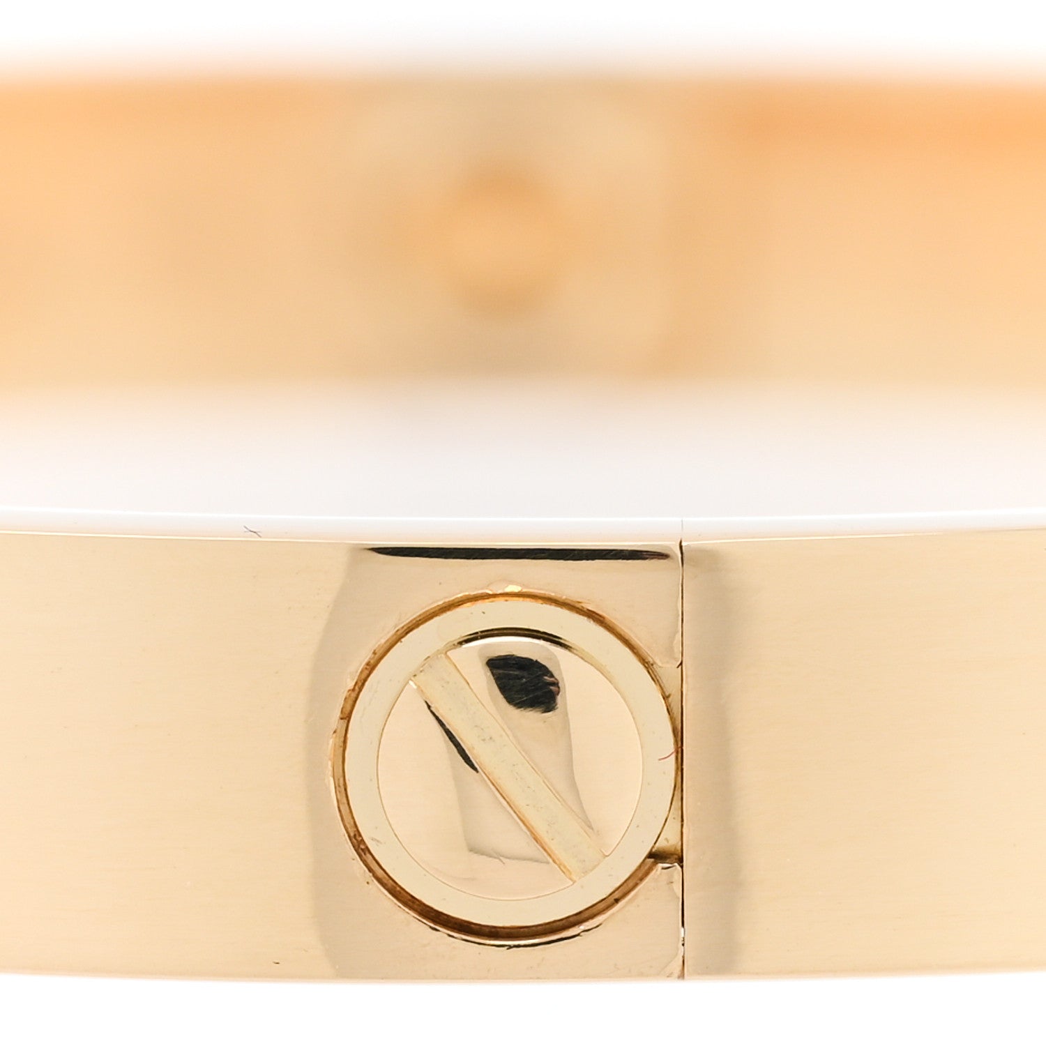 Cartier 18K Yellow Gold 4 Diamond LOVE Bracelet 17 6 of 9
