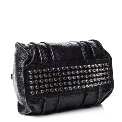 Alexander Wang Pebbled Lambskin Inside Out Rocco Black 4 of 8