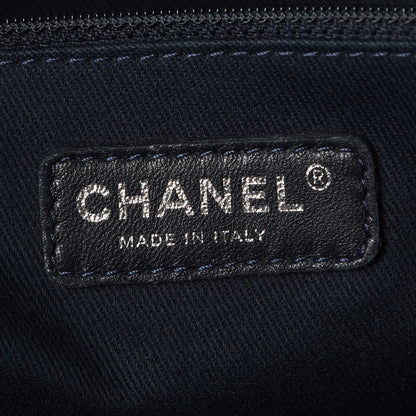 Chanel Canvas Small Deauville Tote Dark Blue 6 of 8