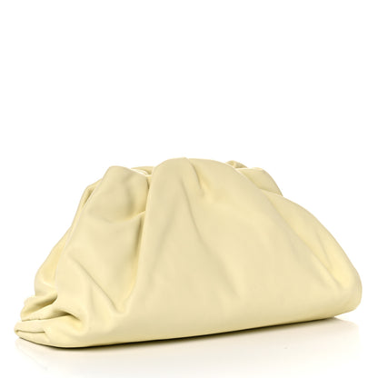 Bottega Veneta Smooth Butter Calf The Pouch Oversized Clutch Ice Cream 3 of 11
