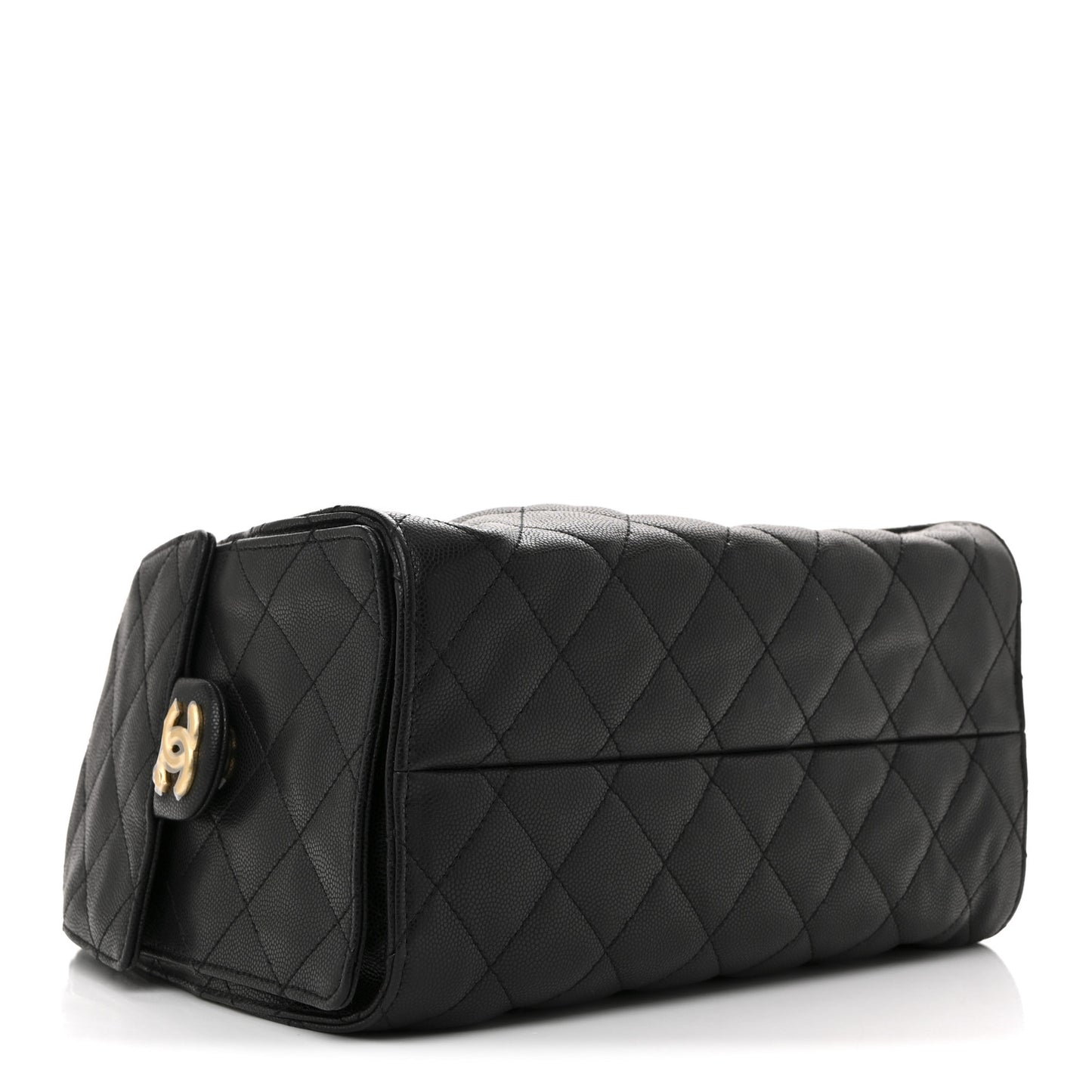 Caviar Quilted Small Chanel 25 Handbag Black