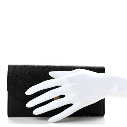 Louis Vuitton Empreinte Emilie Wallet Black Dune 2 of 9