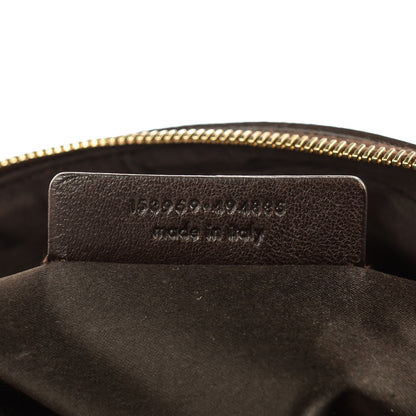 Saint Laurent Calfskin Oversized Muse Dark Brown 7 of 8