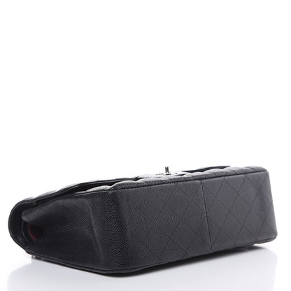 Chanel Caviar Quilted Jumbo Double Flap Black 4 of 14