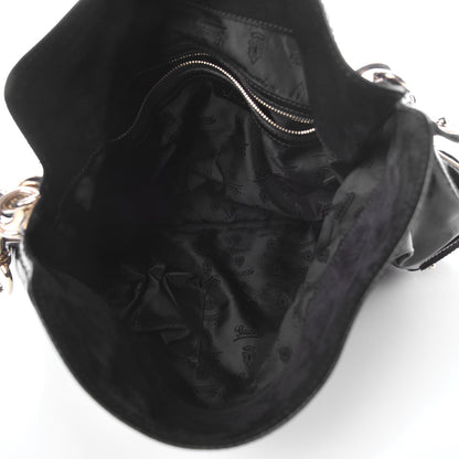 Gucci Coated Canvas Medium Indy Top Handle Hobo Black 6 of 12