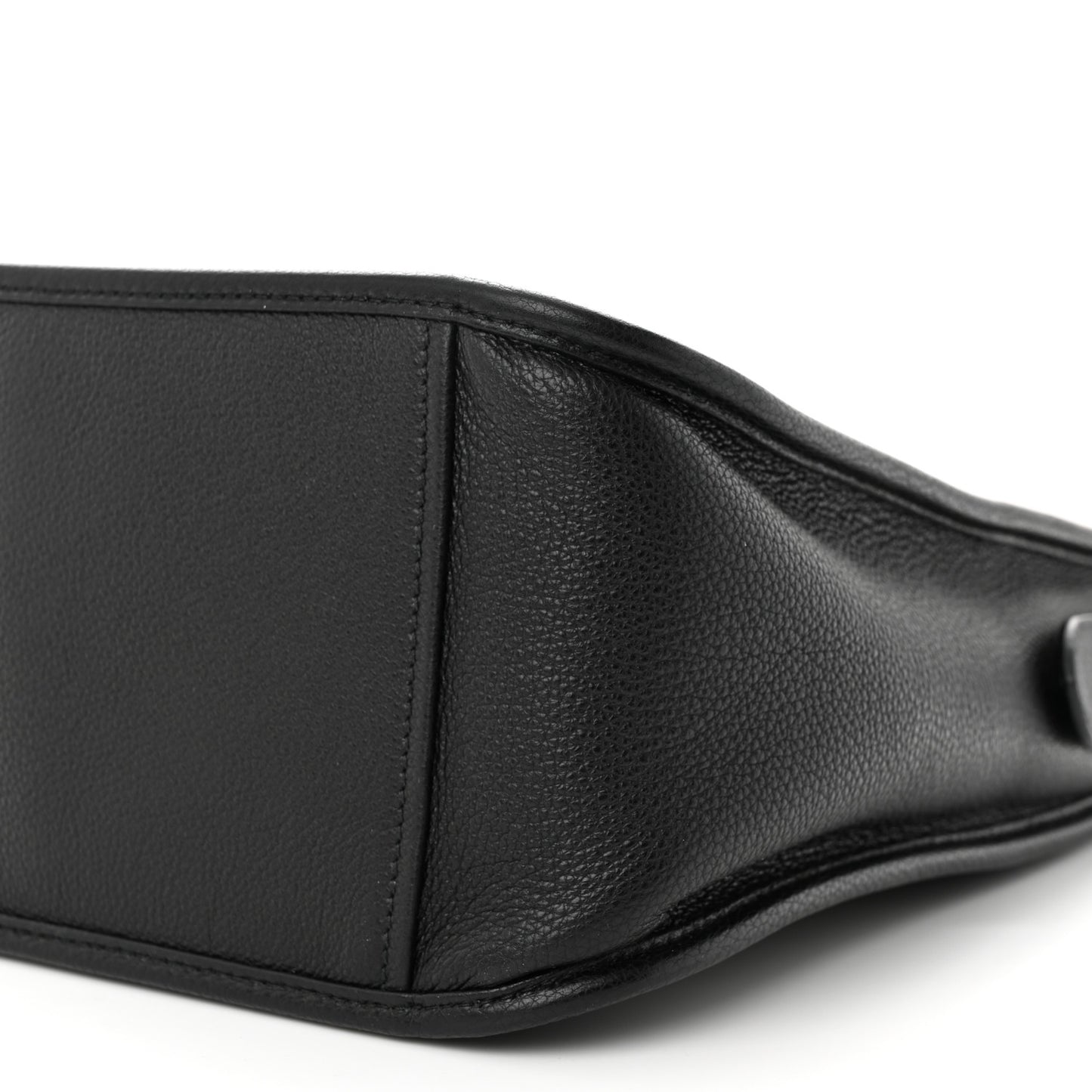 Vitello Daino Soft Hobo Messenger Bag Black