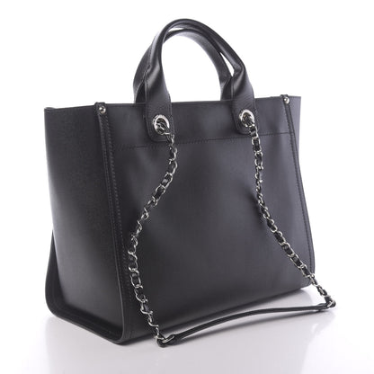 Chanel Caviar Small Studded Deauville Tote Black 3 of 11