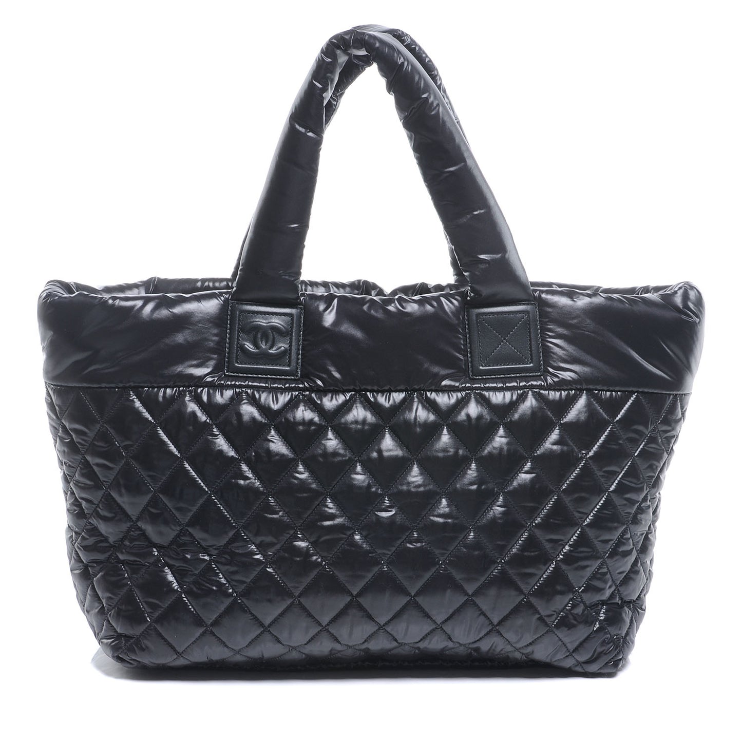 Nylon Coco Cocoon Large Tote Black