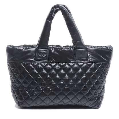 Chanel Nylon Coco Cocoon Large Tote Black 3 of 7