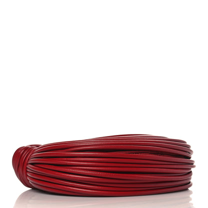 Bottega Veneta Nappa Mini Tubular Double Knot Dark Red 4 of 8