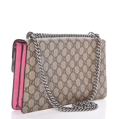 Gucci GG Supreme Monogram Small Dionysus Shoulder Bag Pink 3 of 14
