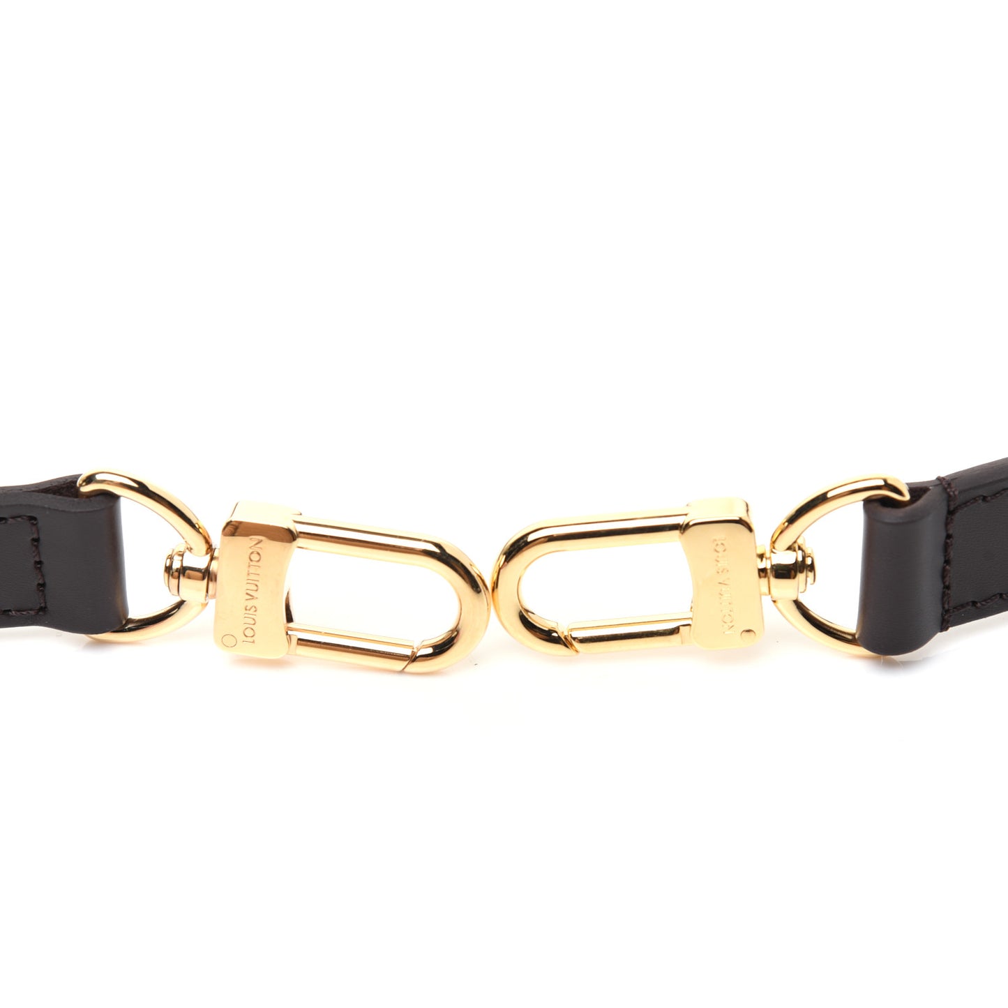 Calfskin Adjustable Speedy Bandouliere Shoulder Strap Brown