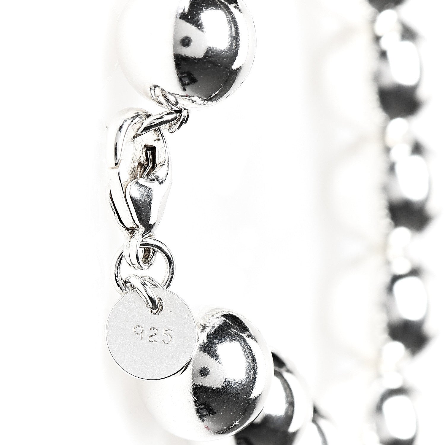 Tiffany Sterling Silver 10mm HardWear Ball Bracelet 4 of 4