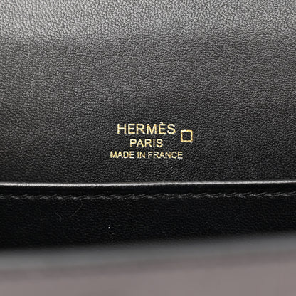 Hermes Shiny Alligator Mini Sac Roulis Black 6 of 11