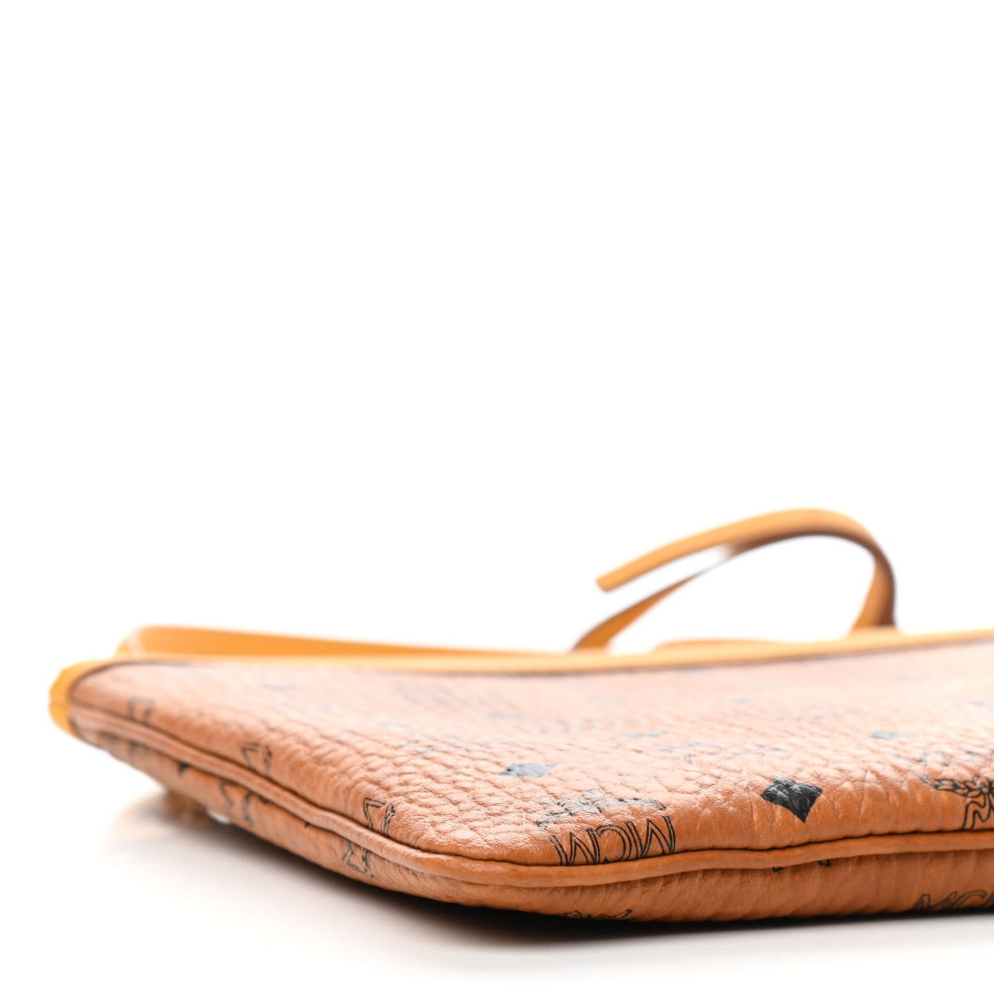 Visetos Medium Crossbody Pouch Cognac Yellow