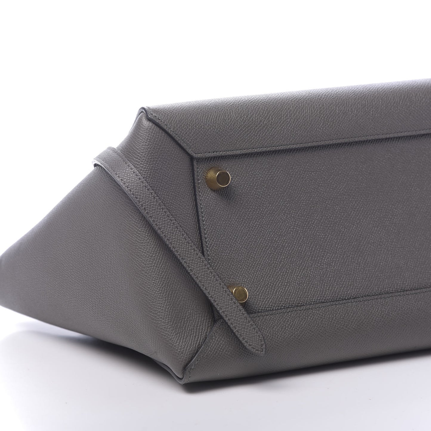 Grained Calfskin Mini Belt Bag Grey