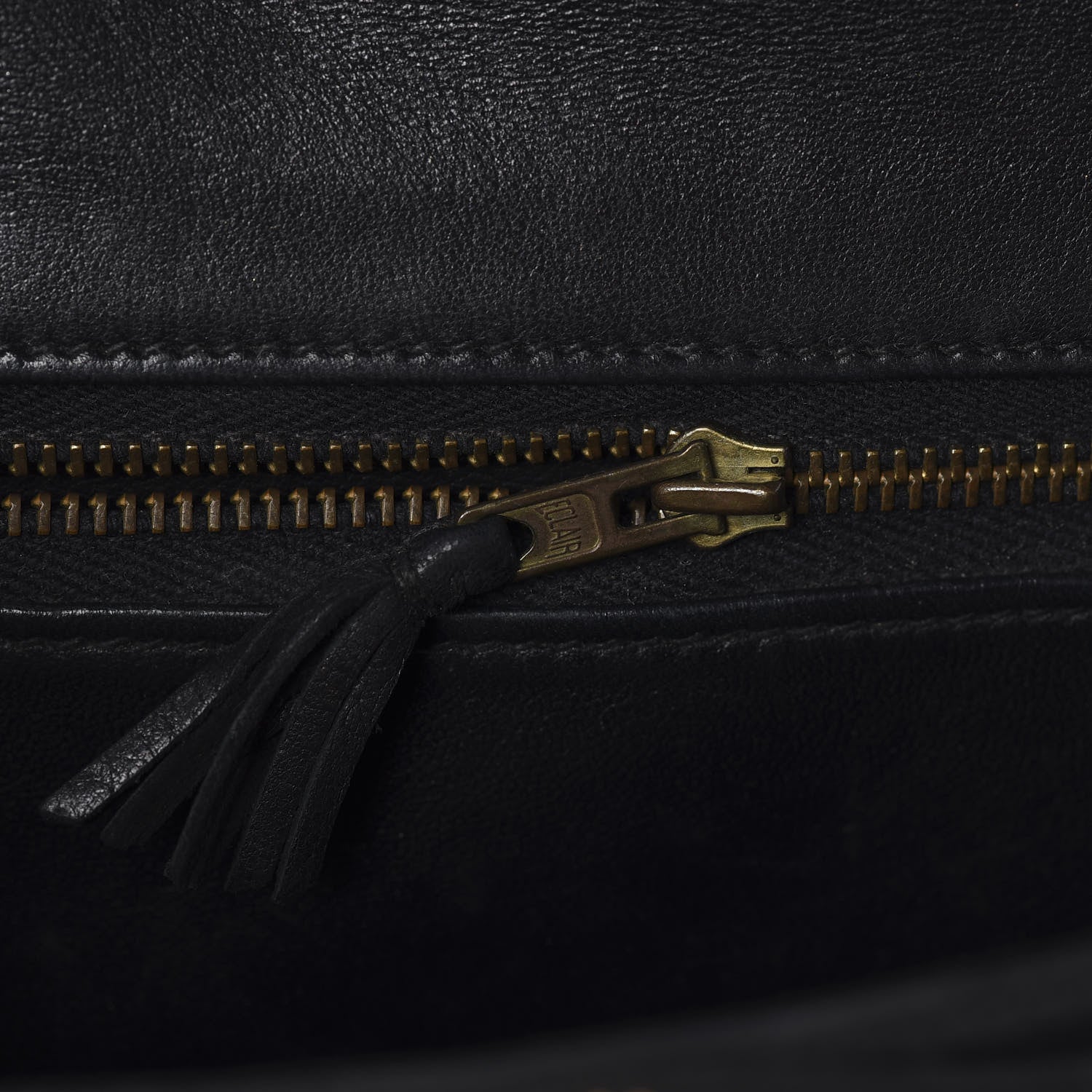 Hermes Shiny Porosus Crocodile Constance 24 Black 16 of 20