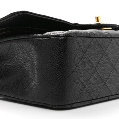 Chanel Caviar Quilted Medium Double Flap Black 9 of 11
