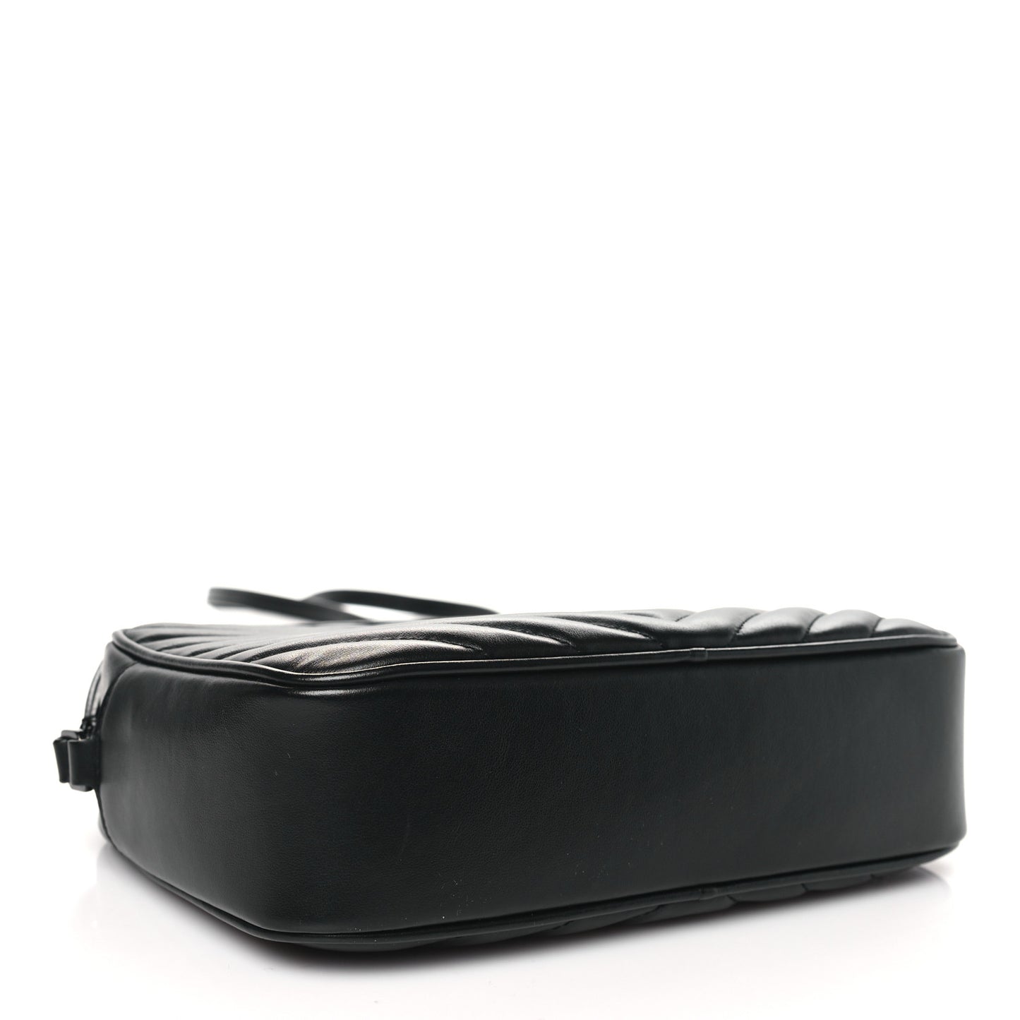 Calfskin Matelasse Monogram Monochrome Lou Camera Bag Black