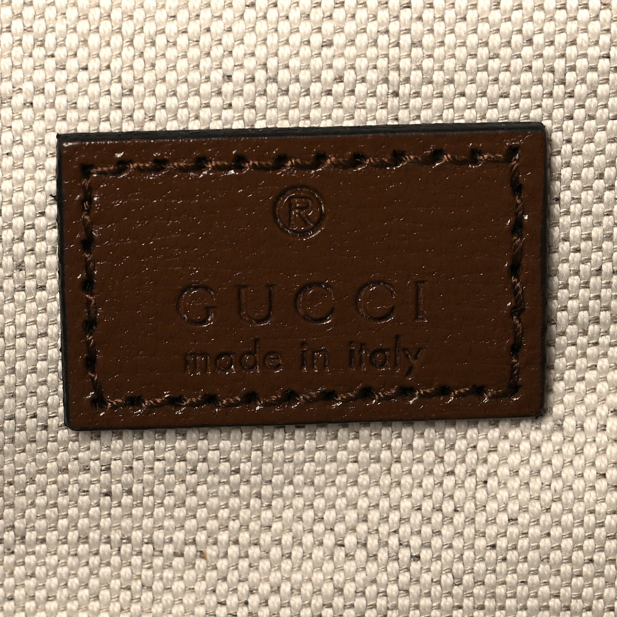 GG Supreme Monogram Azalea Calfskin Retro Interlocking G Large Duffle Bag Beige Ebony Brown Sugar