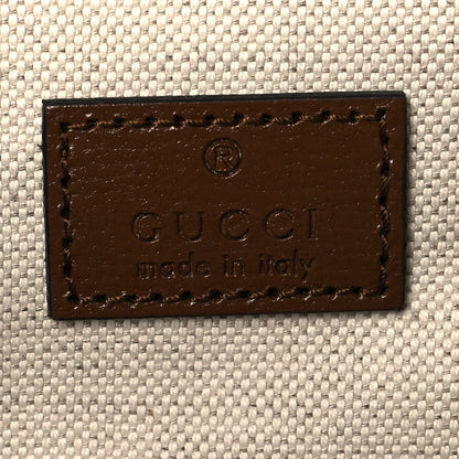Gucci GG Supreme Monogram Azalea Calfskin Retro Interlocking G Large Duffle Bag Beige Ebony Brown Sugar 5 of 13