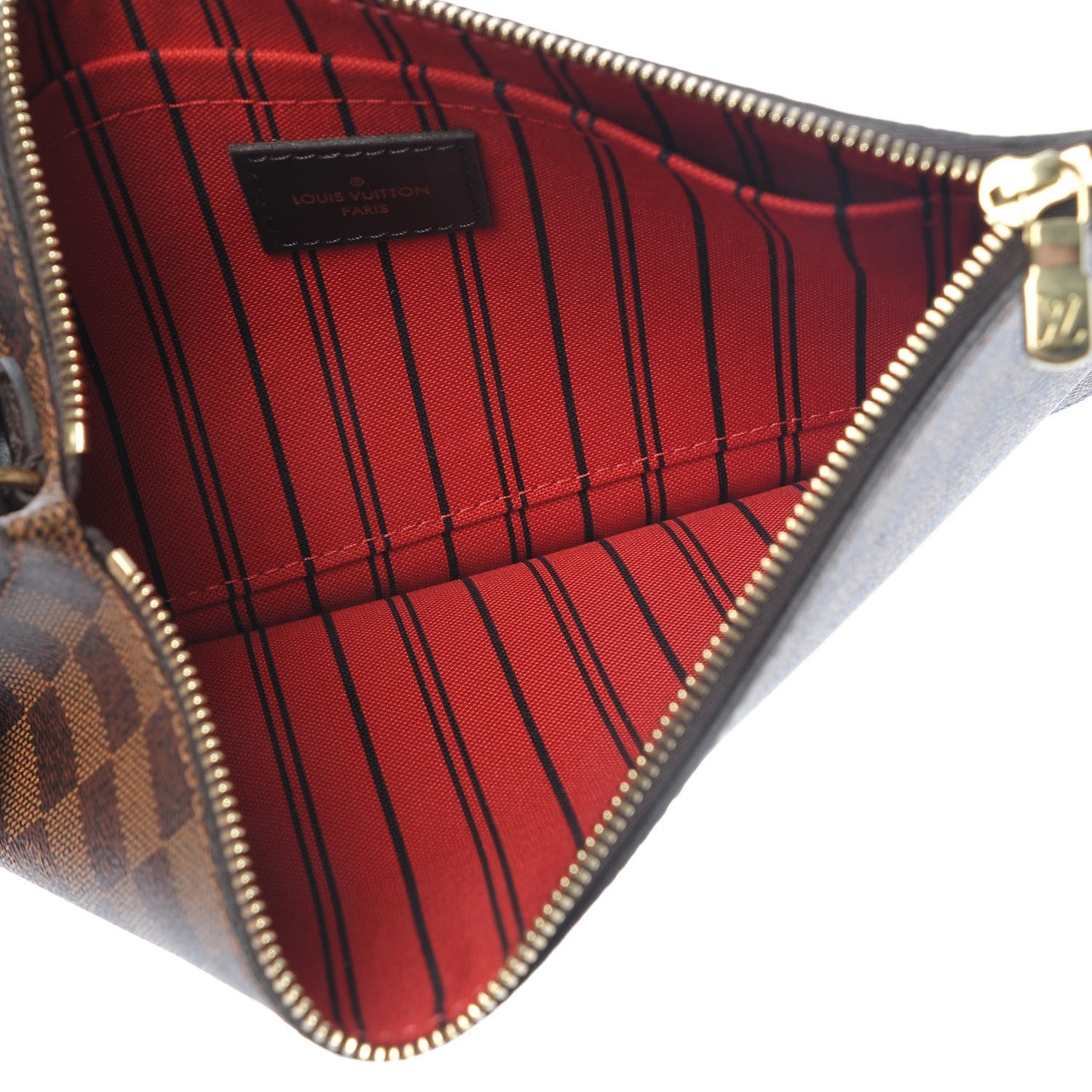 Louis Vuitton Damier Ebene Neverfull MM GM Pochette 5 of 8