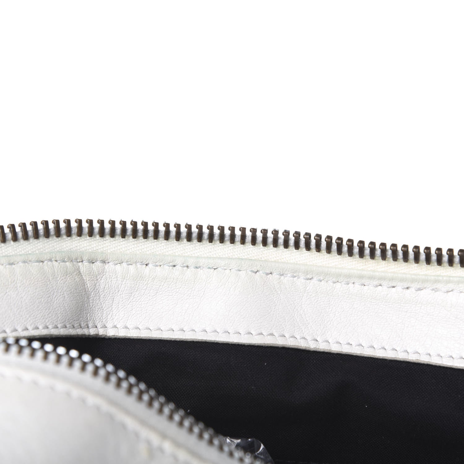 Balenciaga Agneau Classic Hardware Weekender White 16 of 17