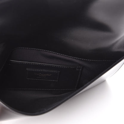 Saint Laurent Calfskin Monogram Smoking Clutch Black 5 of 10