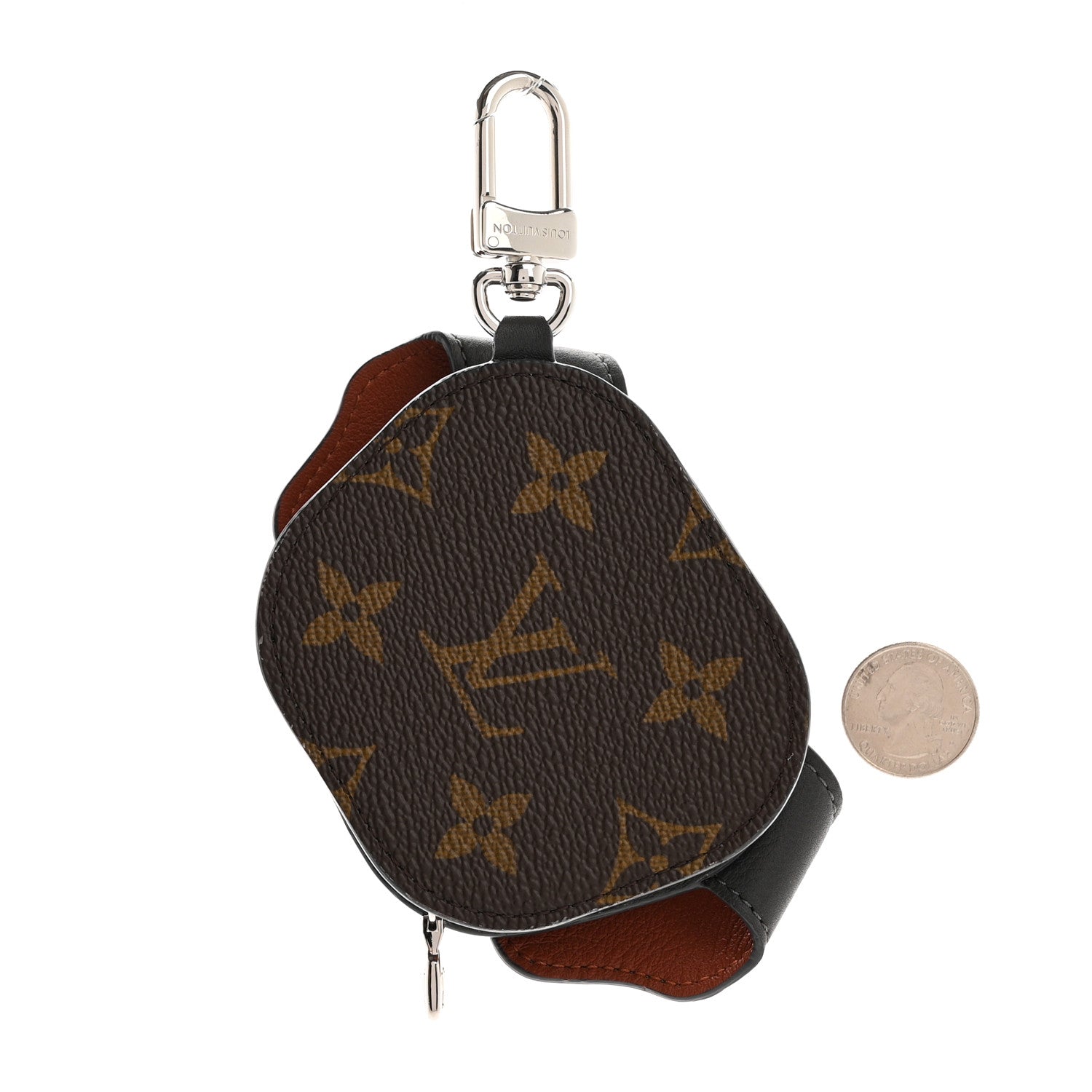 Louis Vuitton Monogram 57th Street NYC Dog Bag Charm Key Holder Brown 2 of 9