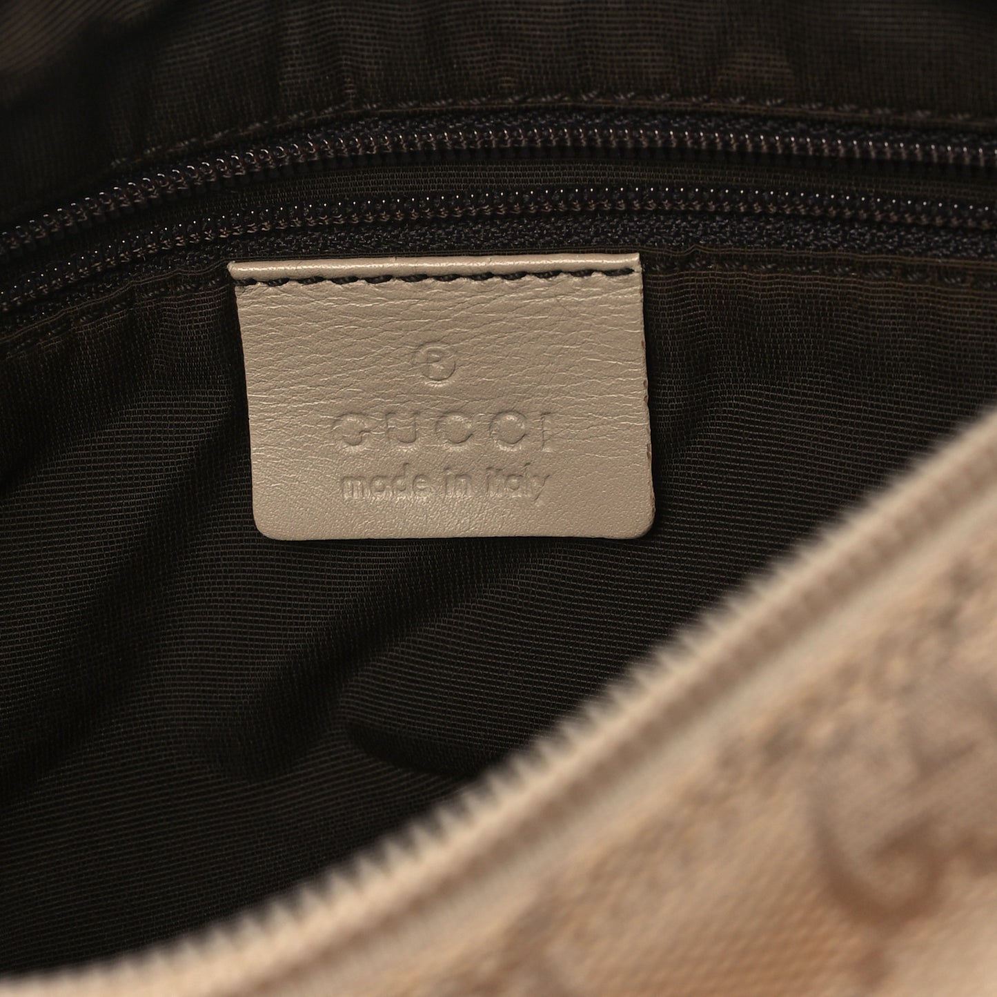 Monogram GG Signature Shoulder Bag Beige