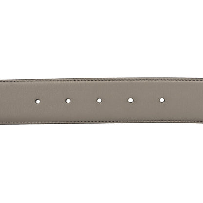 Gucci Moon Calfskin Interlocking G 37mm Belt 85 34 Storm Grey 3 of 5