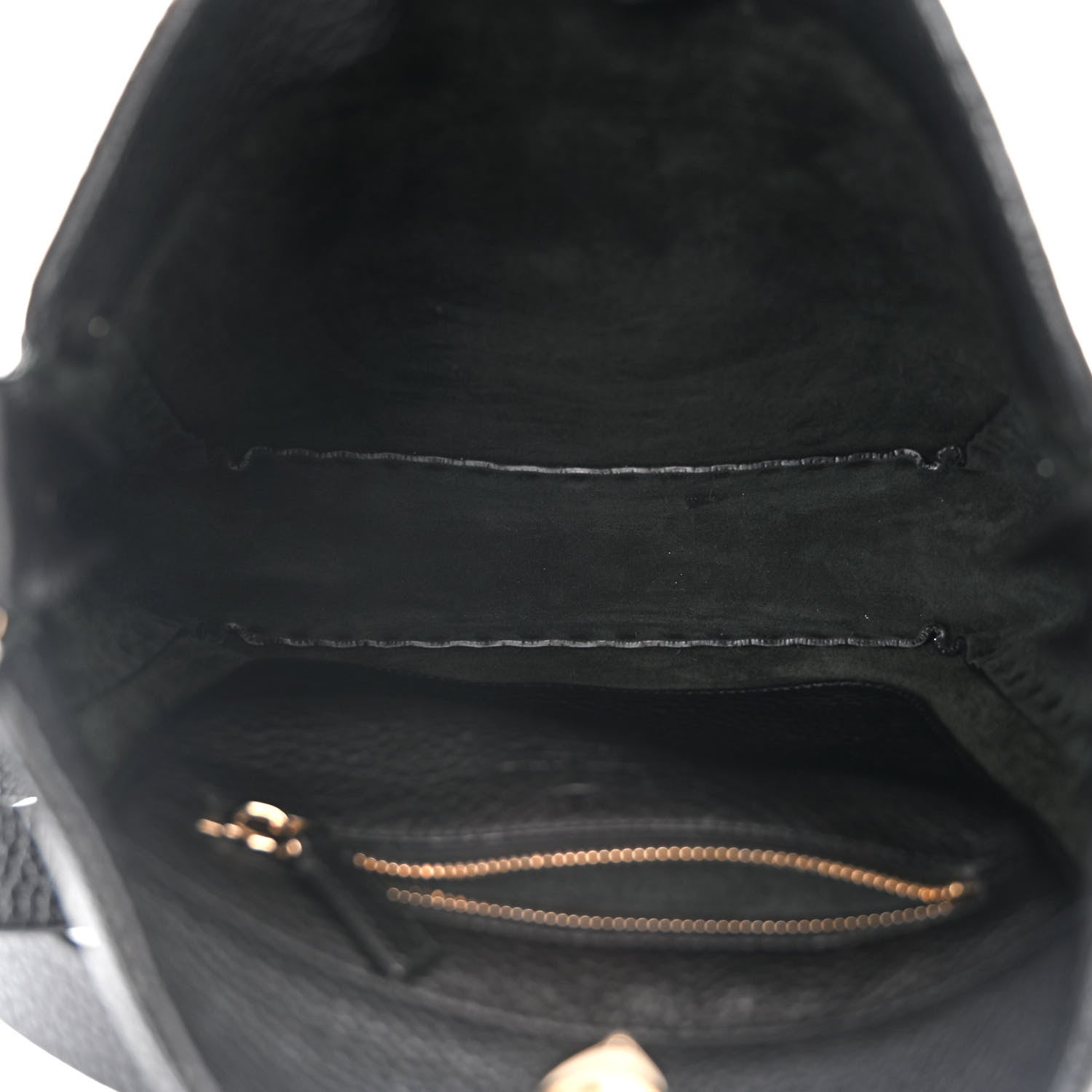 Valentino Garavani Pebbled Calfskin Small Rockstud Flip-Lock Messenger Bag Black 5 of 11