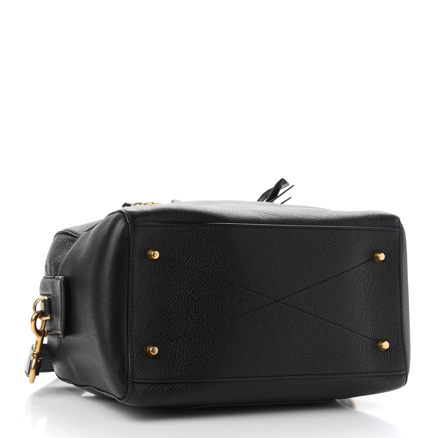 Marc Jacobs Calfskin Recruit Bauletto Satchel Tote Bag Black 5 of 13